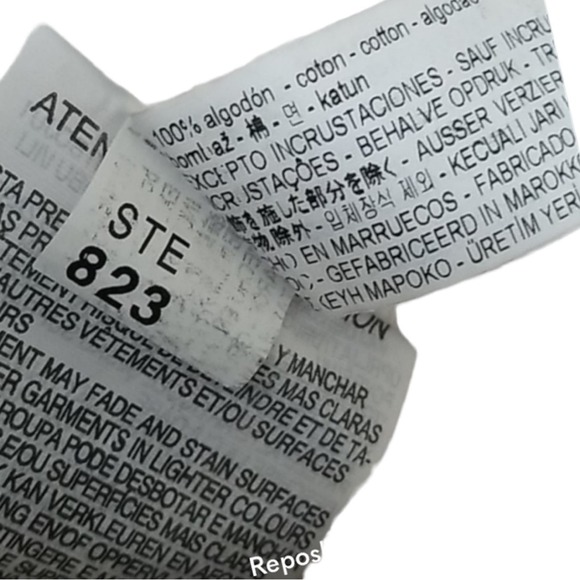 ZARA DENIM WHITE DISTRESSED MINI SKIRT EMBELLISHED WITH WITH PEARLS SZ SM NWT - Picture 6 of 10